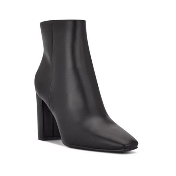 Nine West Shoes - Nine West Yuhav Women's Black Studded Block Heel Boots 9.5